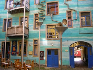 Kunsthfe in 
der Dresdner Neustadt
