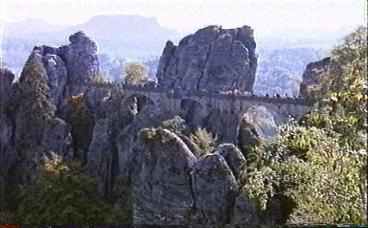 Basteibruecke in der
Saechsischen Schweiz